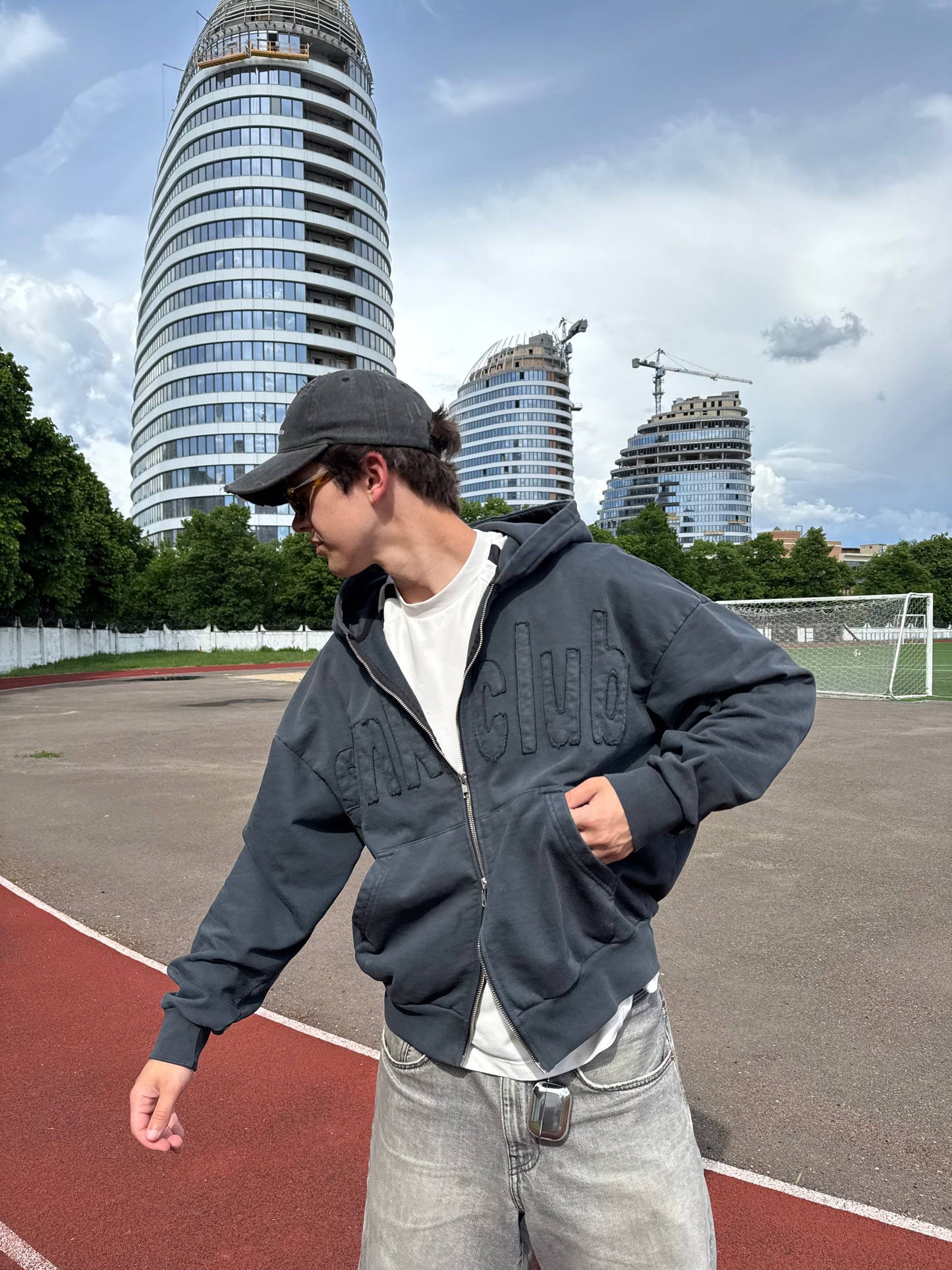 ZIP HOODIE "SYNK CLUB"